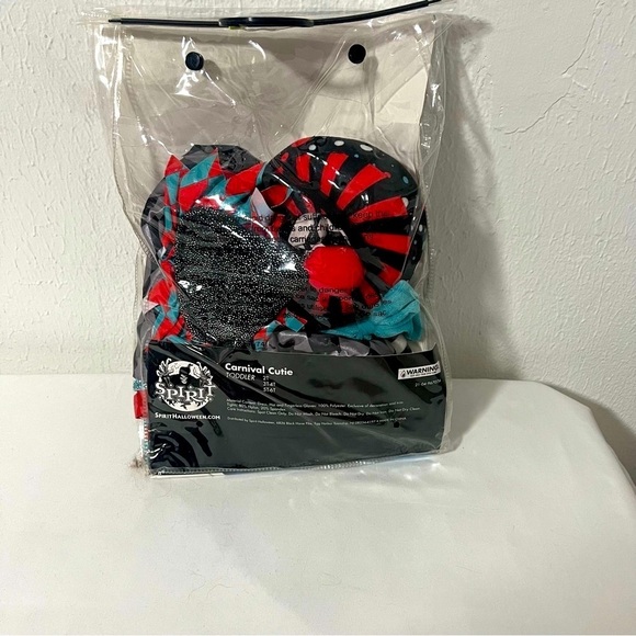 Spirit Halloween Little Girls 3T-4T Carnival Costume Set including Basket - Picture 4 of 8